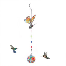 Mangeoire à colibris Fankiway avec carillon éolien (1 pièce)