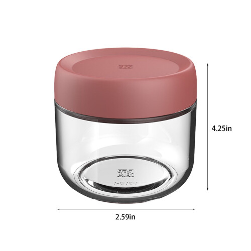 Glas für Overnight Oats (280 ml) mit Deckel 2