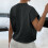 Women's Solid Color Printed Knitted Short-Sleeve Top-apricot S 7