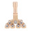 Gitarren-Fretdrahtpresse, Radius, Edelstahl/Messing 1