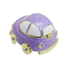 Small Metal Vehicle Jewelry Case With Enamel Finish And-light p