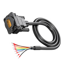 DB9Pin-verbindingskabel 1,5 m-Hardware paneeltype Malehead