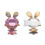 Delicate Rabbit Shaped Headphone Adornment With Shimmering-Pink 1