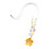 Trendy Plastic Flower Necklace Lightweight Design-Yellow 1