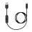 Praktisches USB-zu-Typ-C-Ein/Aus-Kabel mit-Schwarz 1