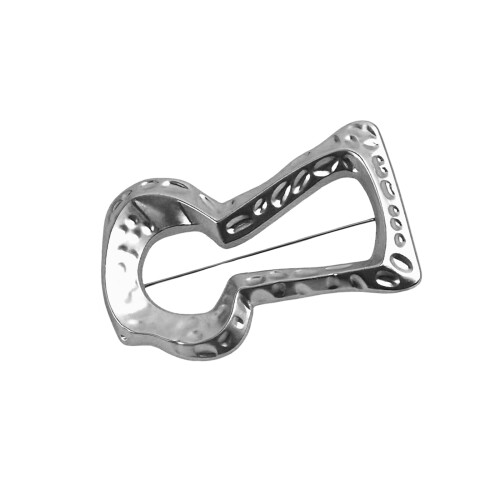 Elegant Pin With Contemporary Shape Great For-Large white K