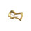 Stylish Statement Pin Crafted From Sturdy Alloy-Small dumb gold 1