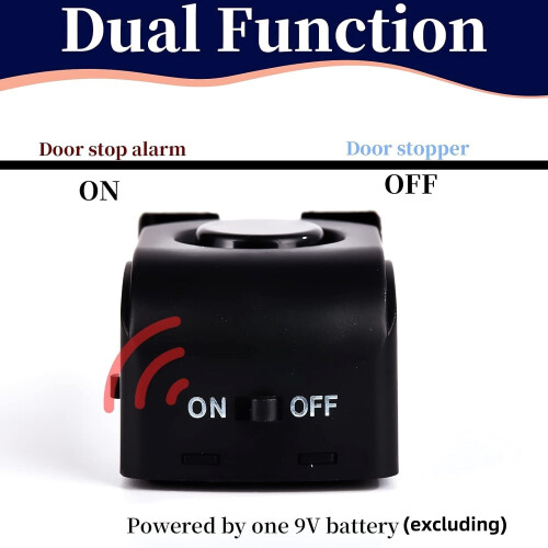 Dörrstoppslarm 120dB 2-pack 2
