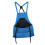 Blauwe canvas tuinschort met snelsluitzak 5