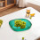Ensemble de 4 assiettes carrées transparentes en PET 4