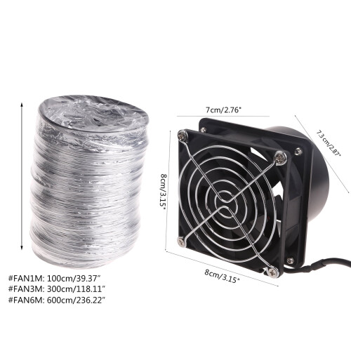 Exhaust Fan Metal Pipe Ventilator 1 Unit 2