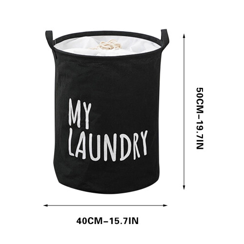 Grand panier à linge pliable avec poignées 2