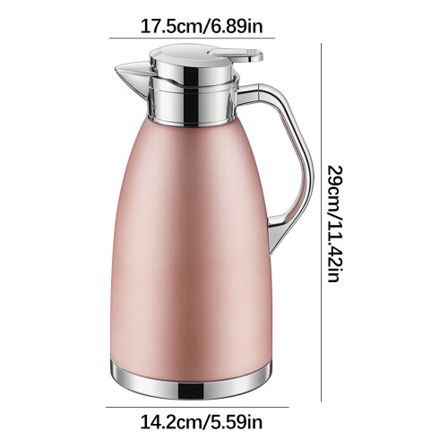Stainless Steel Thermal Carafe with Lid 2