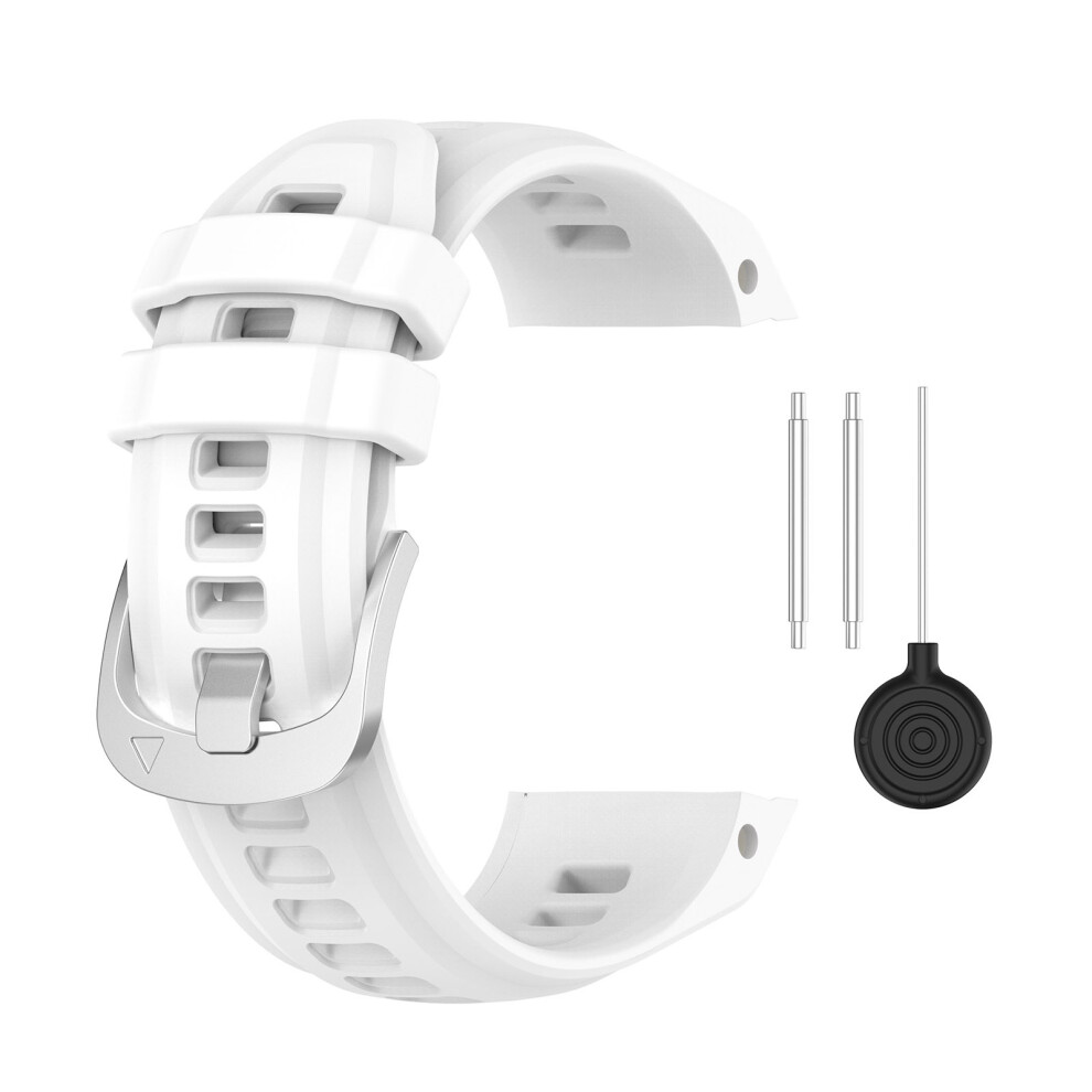 (White) Replacement Silicone Watch Band Strap For Garmin Instinct 2S Watch Accessories White 688249460795