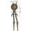 Ρυθμιζόμενη αλυσίδα κολιέ Vintage Bolo Tie για άνδρες από δέρμα PU 8
