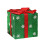 Caixa de presente de Natal em PVC verde, 20x20x20cm 3
