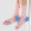 Texture flexible de coton de chaussette de jeunesse de-Rose 2XL 3