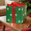 Caixa de presente de Natal em PVC verde, 20x20x20cm 4