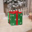 Caixa de presente de Natal em PVC verde, 20x20x20cm 5