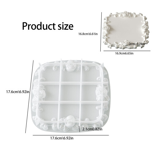 Flexible Nonstick Silicone Rose Mould Suitable For Various 2