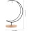 Support décoratif de bureau en forme de lune avec base en fer stable et soudure solide 2