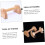 Pine Wood Push-up Stands 30CM Pair, Arm Strength Training Push-up Bars Frame 2