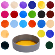 24 Stück Gel-Filter-Set 8x8x2cm Grau V1/V100