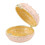 Macaron-Schmuckkästchen, hellgelb, mit Scharnierdeckel 1