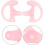 Interphone Silicone Earpiece Replacement Soft Flexible Small Ear Mold Portable Earbud Insert 7