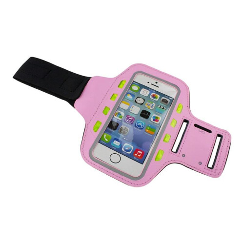 LED-Sportarmband für Smartphone - Rosa 1