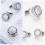 Silver round Copper Cuff Links Men with High Polished Surface Comfortable Touch Feeling Classic Graceful Style 2