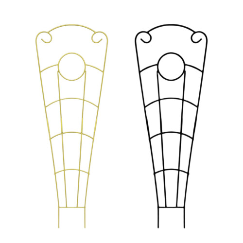 Decorative Iron Vine Support For Home Garden Use Great-Black 1