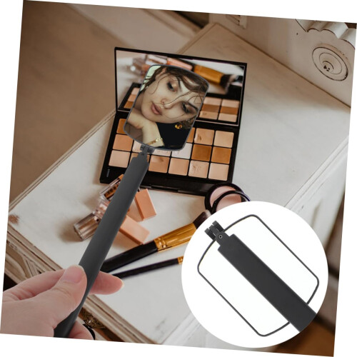 Handheld Eyelash Mirrors for Lash Extensions Lash Extension Assist Mirror Portable Makeup Tool Folding Design 2