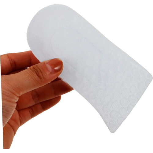1pair Unisex Height Increase Insoles Invisible Double Layer Design Shockproof Odorless Comfortable Heightening Inserts 2