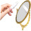 Vintage Oval Rotating Vanity Mirror High-Definition Reflection Lightweight Desk Mirror 8