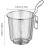 Stainless Steel Noddle Strainer Hot Pot Colander Silver Kitchen Filtering Spoon 2