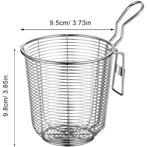 Stainless Steel Noddle Strainer Hot Pot Colander Silver Kitchen Filtering Spoon 1