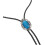 Γραβάτα Bolo με φυσικό σχέδιο Cat Eyes Stone Crown για άνδρες και γυναίκες Western Cowboy 3