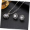 Set composto da collana con zirconi e orecchini eleganti per donna, gioielli alla moda. 6