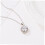 Set composto da collana con zirconi e orecchini eleganti per donna, gioielli alla moda. 8