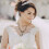 Set di 3 pezzi composto da collana e orecchini pendenti con strass per donna, ideale per matrimoni e feste. 4