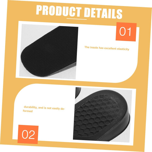 Height Insoles Men Invisible Silicone Inserts for Comfortable Wear 2