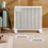 1 par svingbare hjul for elektrisk varmeovn og radiator, solid jern og ABS-materiale 6