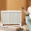 1 par svingbare hjul for elektrisk varmeovn og radiator, solid jern og ABS-materiale 7