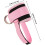 2Pcs Pink Ankle Straps Cable Machine Attachment with Double Hook and Loop Fastener and Strap 2