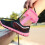 2Pcs Pink Ankle Straps Cable Machine Attachment with Double Hook and Loop Fastener and Strap 5