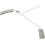 1 Set di gioielli con strass per donna: elegante collana, orecchini, anello e bracciale. 8