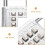 Resettable Digital Keypad Combination Lock Lightweight Portable Padlock 8