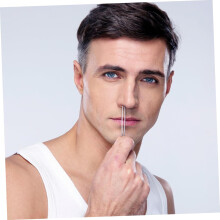 Nose and Ear Grooming Tool Hair Plucker Unisex Nose Hair Trimmer Stainless Steel round Tip Ergonomic