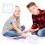 Porte-pinceaux de bureau multi-trous avec organiseur de crayons 8